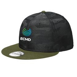 Image of New Era Camo Flat Bill Snapback Cap