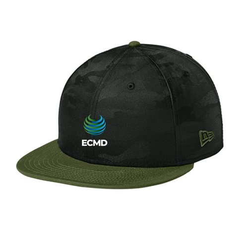 New Era Camo Flat Bill Snapback Cap image thumbnail