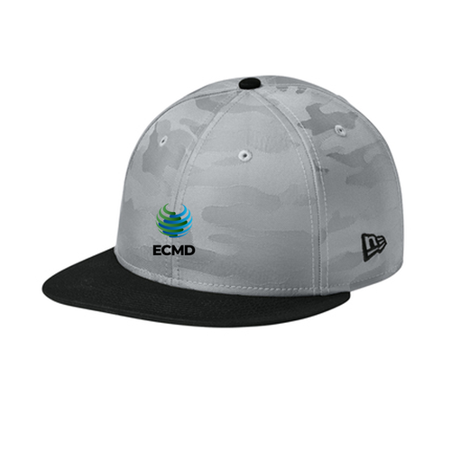 New Era Camo Flat Bill Snapback Cap image thumbnail