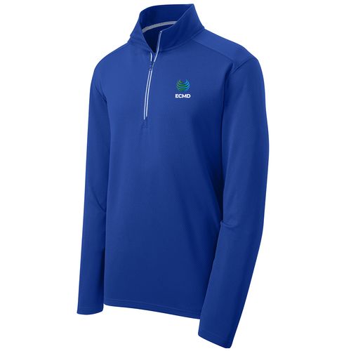 Sport-Tek Sport-Wick Textured 1/4-Zip Pullover image thumbnail