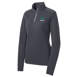 Image of Sport-Tek Ladies Sport-Wick Textured 1/4-Zip Pullover