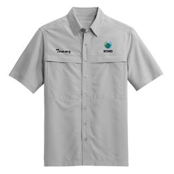 Image of Light-Weight Driver's Shirt: Port Authority Short Sleeve UV Daybreak Shirt