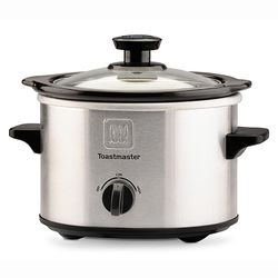 Image of Toastmaster 1.5 Qt Brushed Stainless Steel Slow Cooker