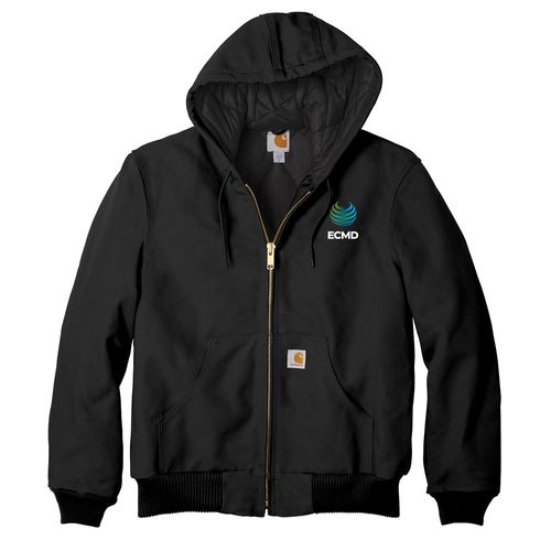 *TALL - Carhartt Quilted-Flannel-Lined Duck Active Jacket  image thumbnail