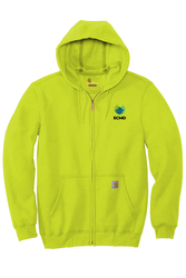 Image of Carhartt Midweight Hooded Zip-Front Sweatshirt