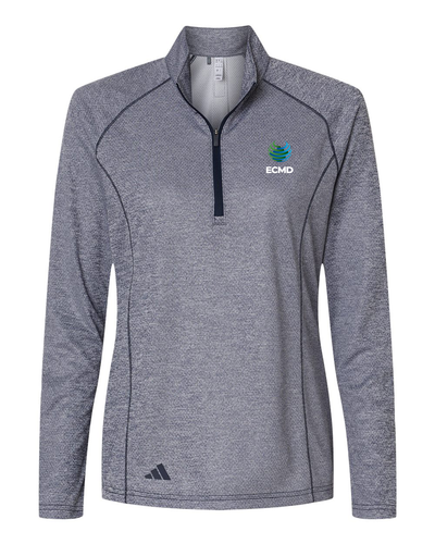 Adidas Women's Space Dyed Quarter-Zip Pullover  image thumbnail