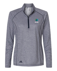 Image of Adidas Women's Space Dyed Quarter-Zip Pullover 