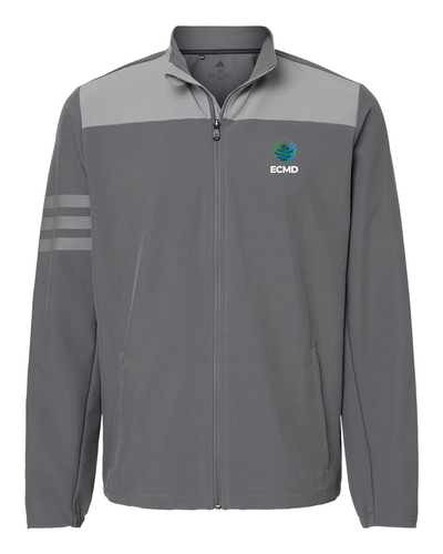 Adidas Men's 3-Stripes Full-Zip Jacket image thumbnail