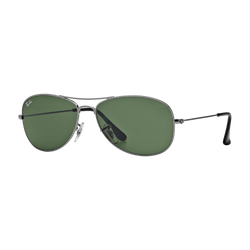 Image of Ray-Ban Cockpit Sunglasses Gunmetal/Green Classic G-15, Size 59 frame