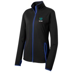 Image of Sport-Tek Sport-Wick Stretch Contrast Full-Zip Jacket