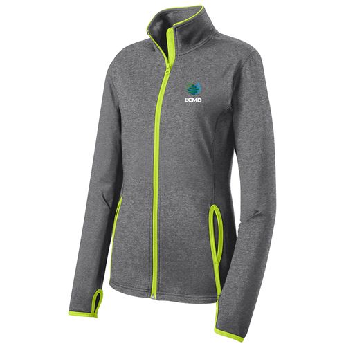 Sport-Tek Sport-Wick Stretch Contrast Full-Zip Jacket image thumbnail