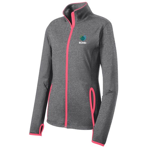 Sport-Tek Sport-Wick Stretch Contrast Full-Zip Jacket image thumbnail