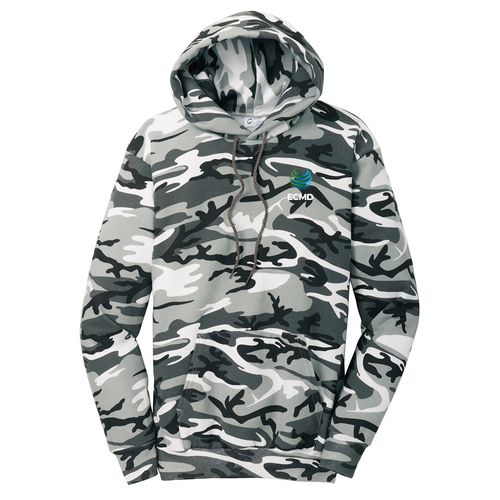 Port & Company Core Fleece Camo Pullover Hooded Sweatshirt image thumbnail
