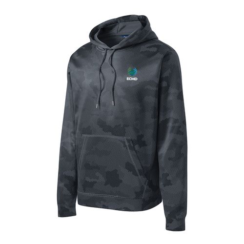 Sport-Tek Sport-Wick CamoHex Fleece Hooded Pullover image thumbnail