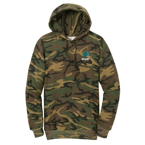 Port & Company Core Fleece Camo Pullover Hooded Sweatshirt image thumbnail