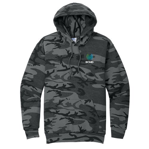 Port & Company Core Fleece Camo Pullover Hooded Sweatshirt image thumbnail