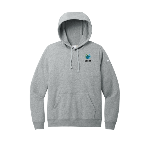 Nike Ladies Club Fleece Sleeve Swoosh Pullover Hoodie image thumbnail