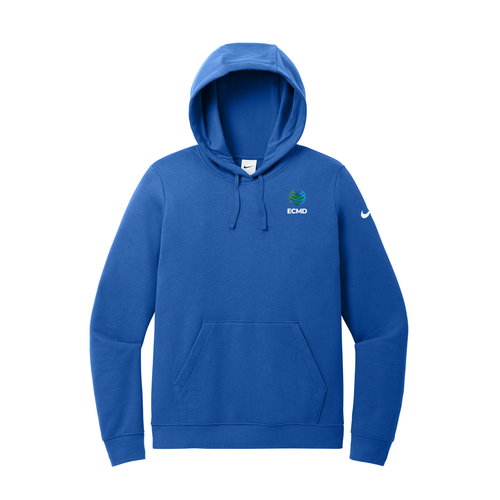 Nike Ladies Club Fleece Sleeve Swoosh Pullover Hoodie image thumbnail