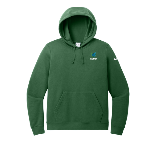 Nike Ladies Club Fleece Sleeve Swoosh Pullover Hoodie image thumbnail