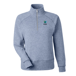 Image of J. America Women's Electric Fleece Quarter-Zip Sweatshirt