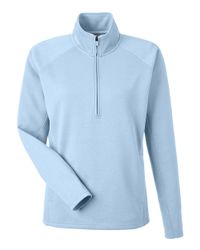 Image of J. America Women's Apex Fleece Quarter-Zip Pullover