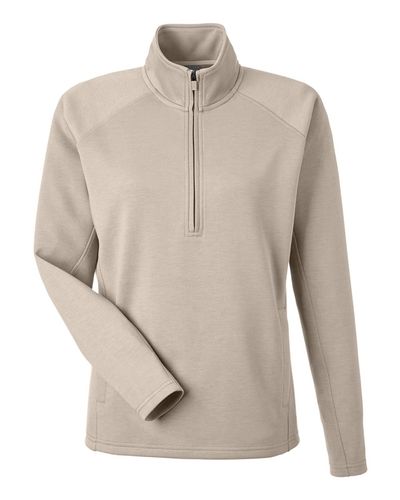 J. America Women's Apex Fleece Quarter-Zip Pullover image thumbnail