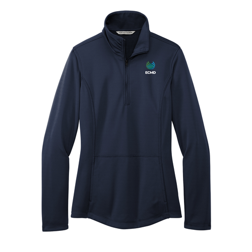 Port Authority Ladies Smooth Fleece 1/4-Zip image thumbnail