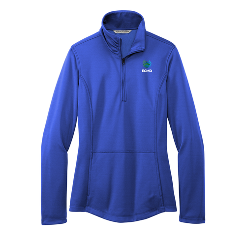 Port Authority Ladies Smooth Fleece 1/4-Zip image thumbnail