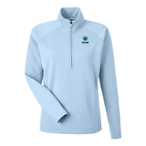 J. America Women's Apex Fleece Quarter-Zip Pullover image thumbnail