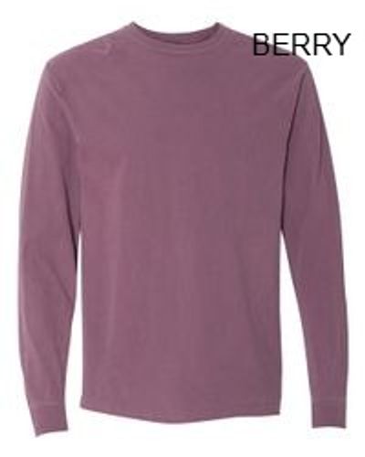 Comfort Colors Unisex Garment-Dyed Heavyweight Long Sleeve T-Shirt image thumbnail