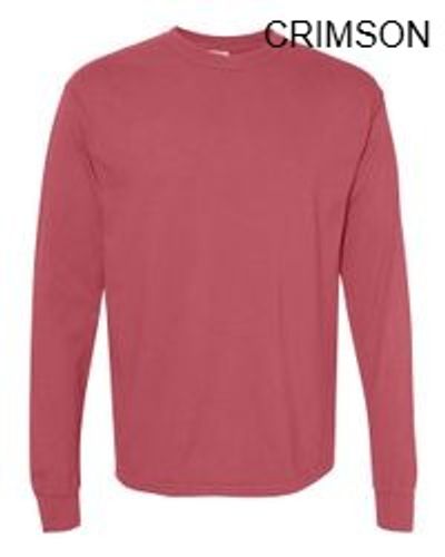 Comfort Colors Unisex Garment-Dyed Heavyweight Long Sleeve T-Shirt image thumbnail
