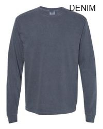 Comfort Colors Unisex Garment-Dyed Heavyweight Long Sleeve T-Shirt image thumbnail