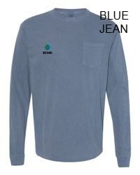 Image of Unisex Garment-Dyed Heavyweight Long Sleeve Pocket T-Shirt - 4410