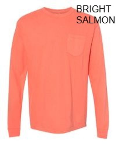 Comfort Colors Unisex Garment-Dyed Heavyweight Long Sleeve Pocket T-Shirt image thumbnail