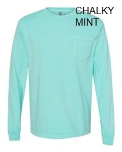 Comfort Colors Unisex Garment-Dyed Heavyweight Long Sleeve Pocket T-Shirt image thumbnail