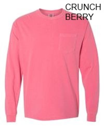 Comfort Colors Unisex Garment-Dyed Heavyweight Long Sleeve Pocket T-Shirt image thumbnail