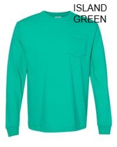 Comfort Colors Unisex Garment-Dyed Heavyweight Long Sleeve Pocket T-Shirt image thumbnail