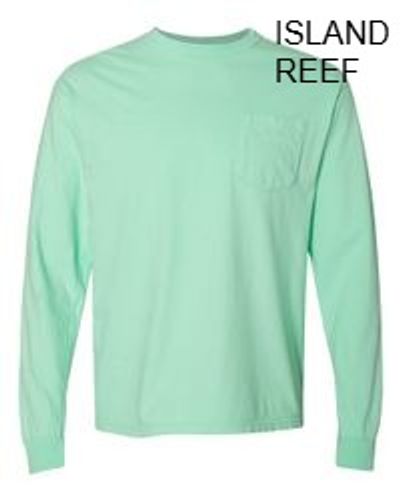 Comfort Colors Unisex Garment-Dyed Heavyweight Long Sleeve Pocket T-Shirt image thumbnail