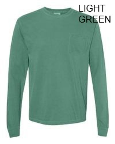 Comfort Colors Unisex Garment-Dyed Heavyweight Long Sleeve Pocket T-Shirt image thumbnail