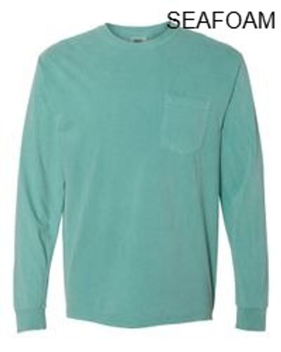 Comfort Colors Unisex Garment-Dyed Heavyweight Long Sleeve Pocket T-Shirt image thumbnail