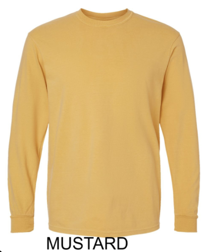 Comfort Colors Unisex Garment-Dyed Heavyweight Long Sleeve T-Shirt image thumbnail