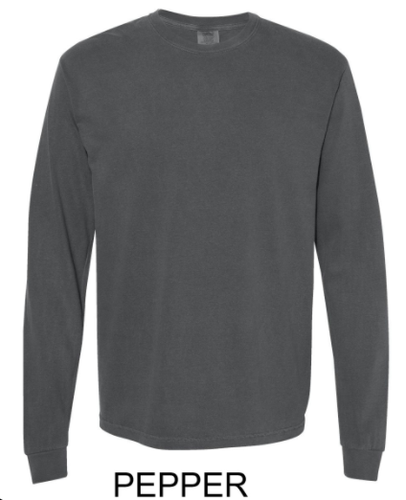 Comfort Colors Unisex Garment-Dyed Heavyweight Long Sleeve T-Shirt image thumbnail