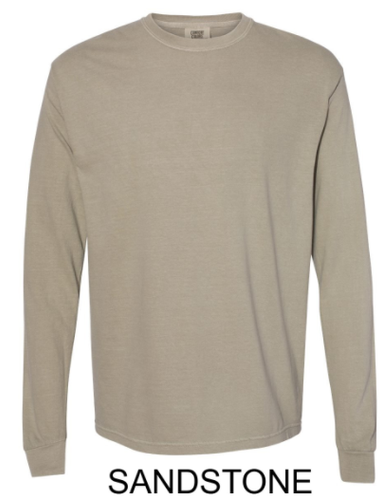 Comfort Colors Unisex Garment-Dyed Heavyweight Long Sleeve T-Shirt image thumbnail