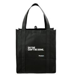 Image of Black Reusable Grocery Tote