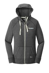 Image of Women's New Era Sueded Cotton Blend Full-Zip Hoodie