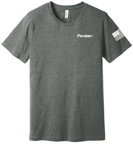 Patriotic Peraton Tee - Charcoal image thumbnail