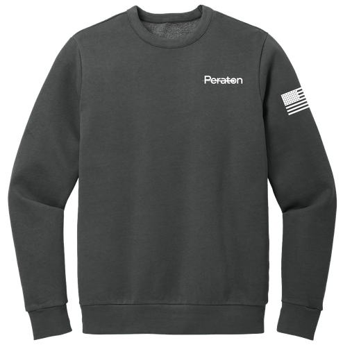 Patriotic Crewneck Sweatshirt - Charcoal image thumbnail