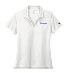 Image of Nike Ladies Dri-FIT Micro Pique 2.0 Polo - White