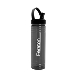 Image of 24 oz RPET Bottle with Flip Straw