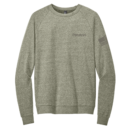 Patriotic Crewneck Sweatshirt - Military Green Frost image thumbnail